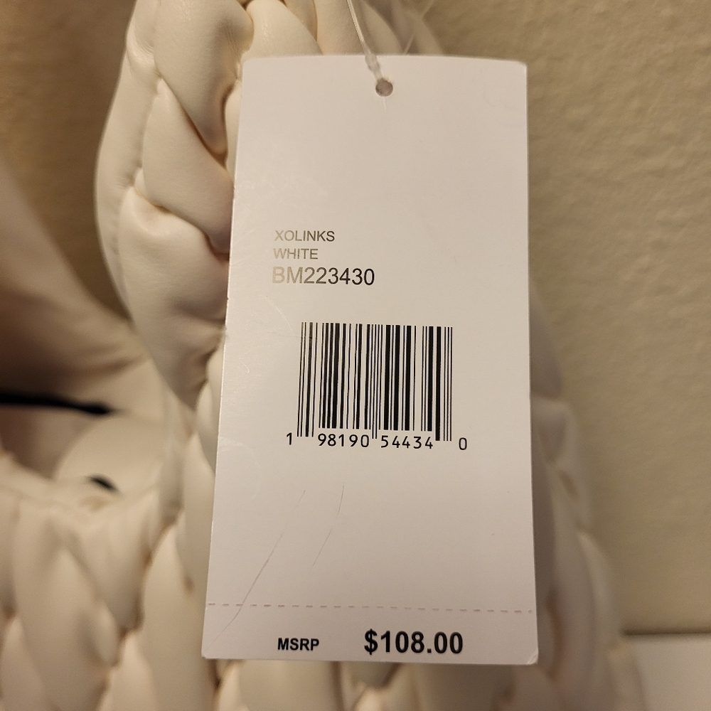 NWT Betsey Johnson White Puffer Hobo Bag - Picture 8 of 14